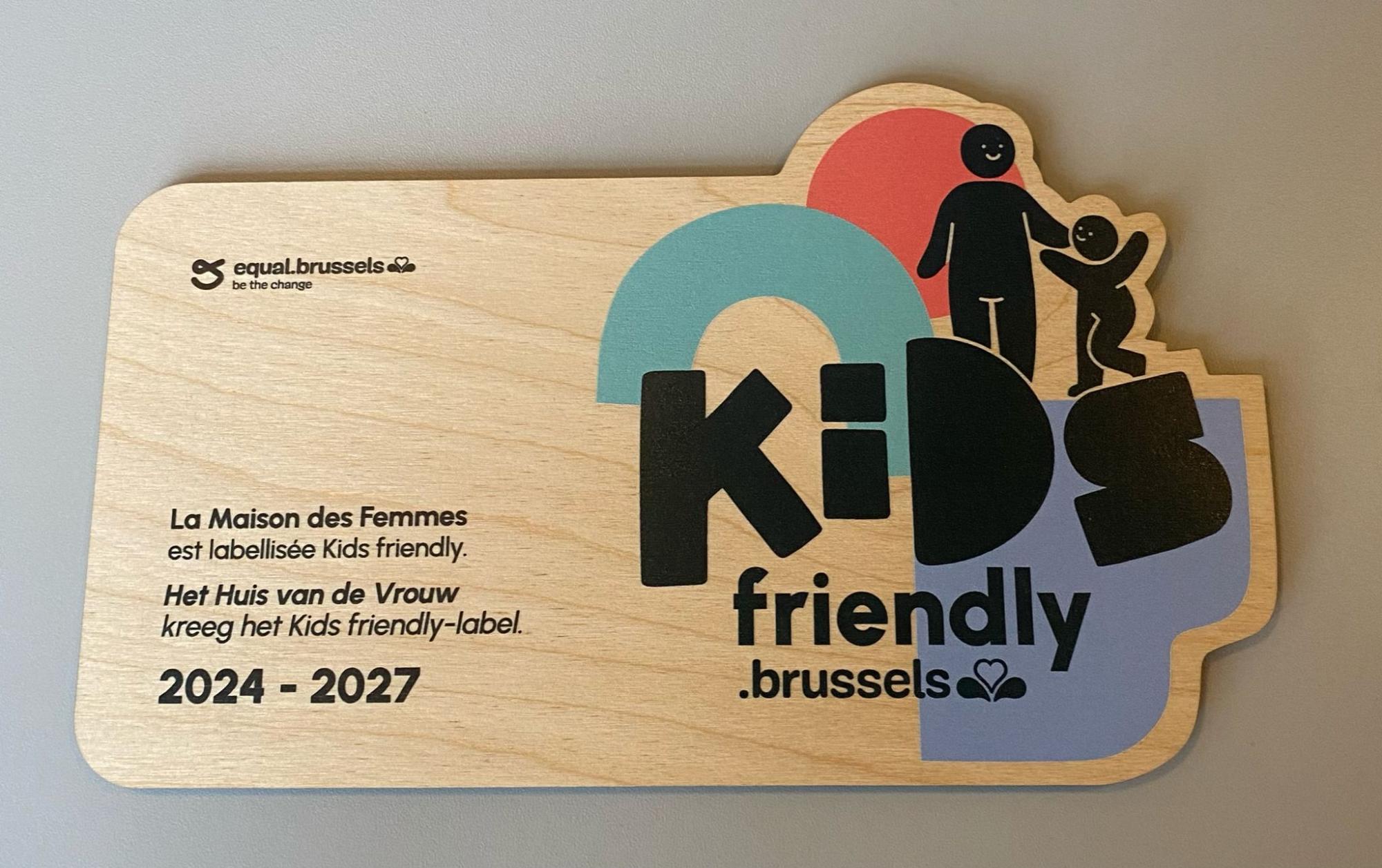 label kids friendely maison des femmes