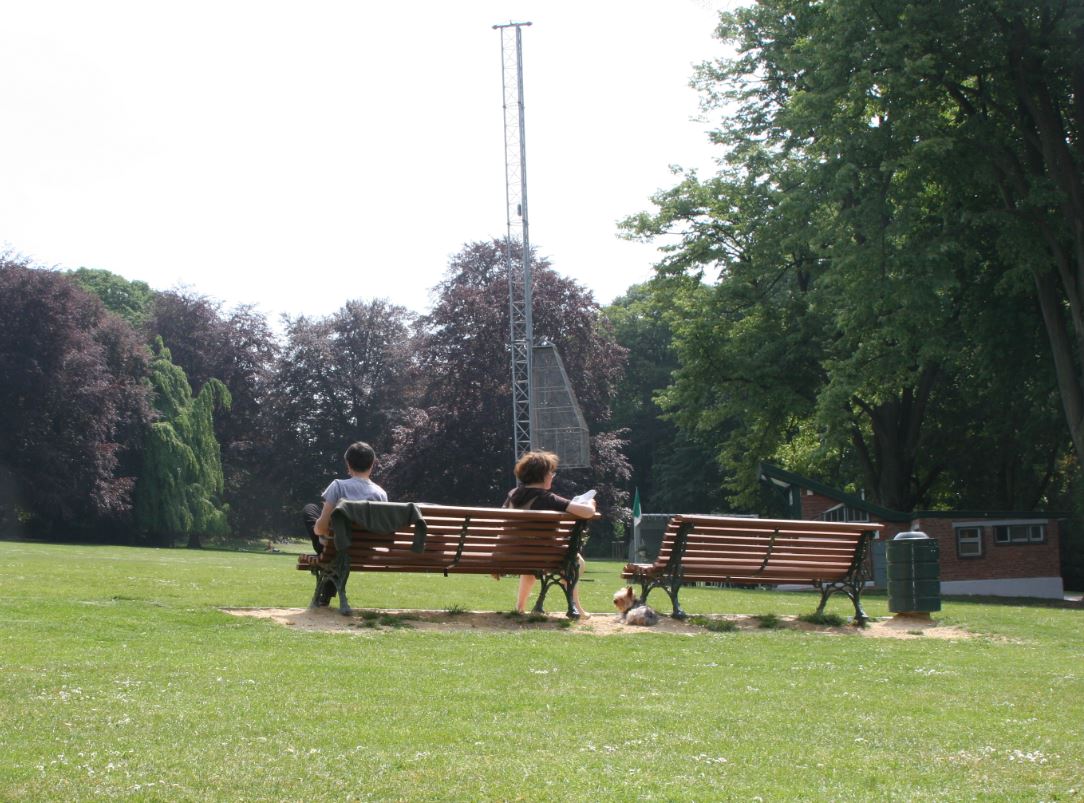 parc Josaphat - mâts