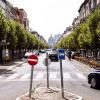 Rue royale Sainte-Marie, prise de la place Colignon