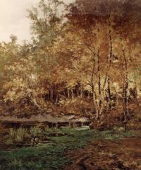 Tableau l'automne de Eugène Plasky