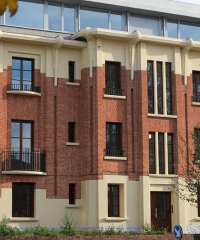 Façade des 8 nouveaux logements au n°147 de l’avenue Charles Gilisquet