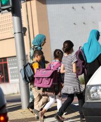 Sur le chemin de l'école