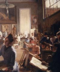 De Furujhelm Dagmar - L'atelier du peintre blanc-garin à Schaerbeek