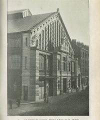 Façade du nouveau marché