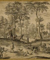 Schaerbeek d'après le dessin de Hans Collaert